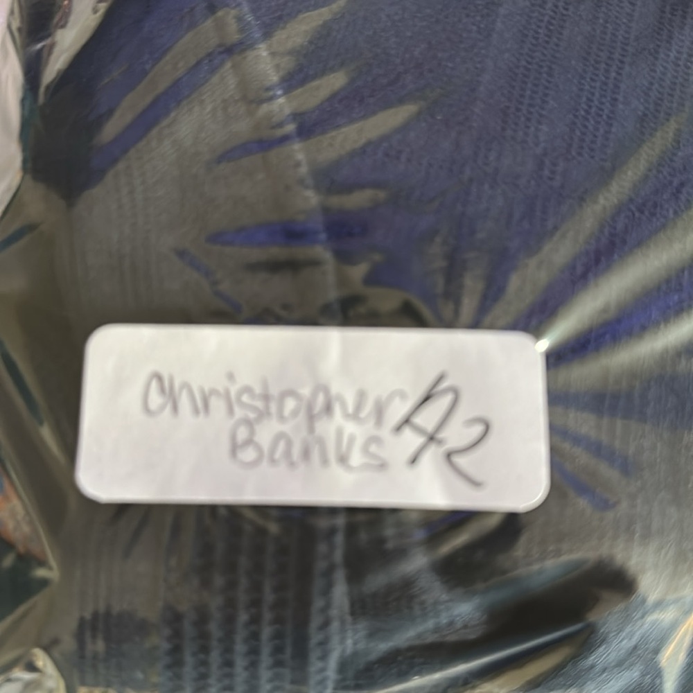CHRISTOPHER & BANKS Blue cotton woman textured button down casual jacket NWT S - Picture 10 of 10